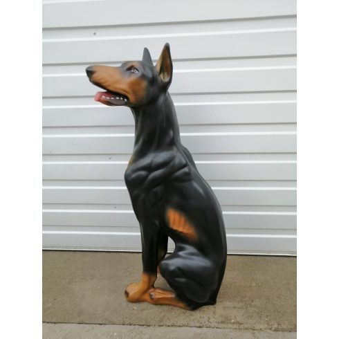 Kutya-Dobermann-ülő/90cm