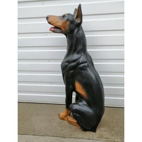 Kutya-Dobermann-ülő/90cm