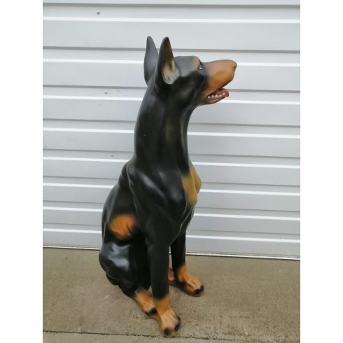 Kutya-Dobermann-ülő/90cm