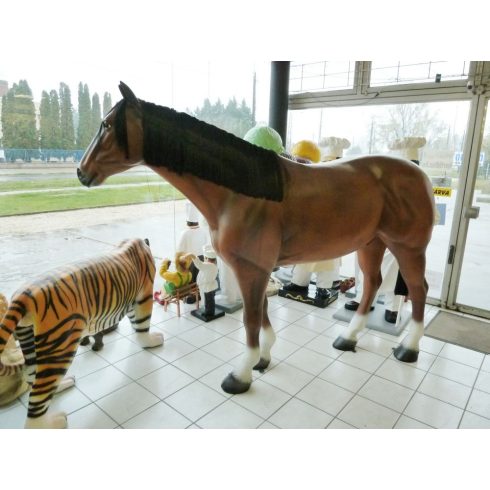 Ló-190cm-műszál sörénnyel