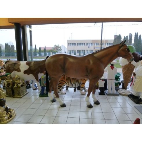 Ló-190cm-műszál sörénnyel