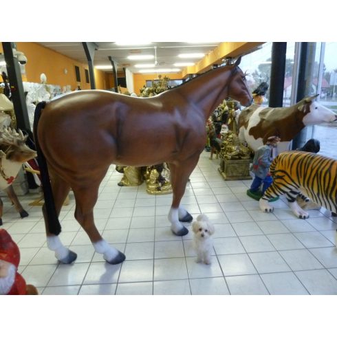 Ló-190cm-műszál sörénnyel