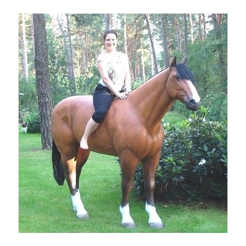 Ló-190cm-műszál sörénnyel