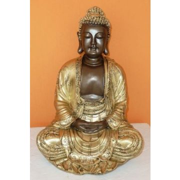Buddha-thai-meditalo-35-cm-bronz-arany