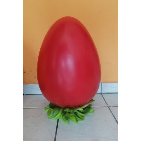Húsvéti tojás- 52cm-füvön-piros