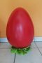 Húsvéti tojás- 52cm-füvön-piros
