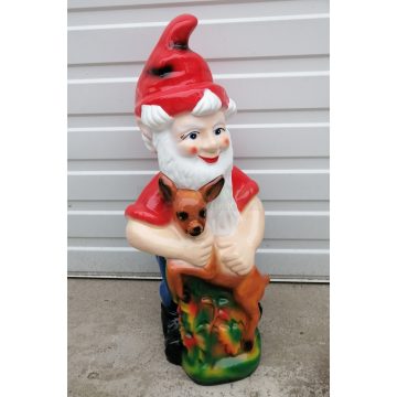 Kerti törpe-Őzzel-ágaskodóval-71cm