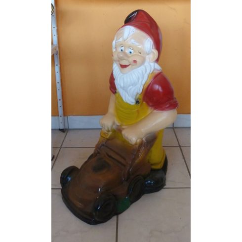 Kerti törpe-Fűnyíróval/nagyobbal-71cm