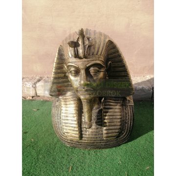 Fáraó- 30cm-mellszobor-Tutanhamon/antik arany-arany