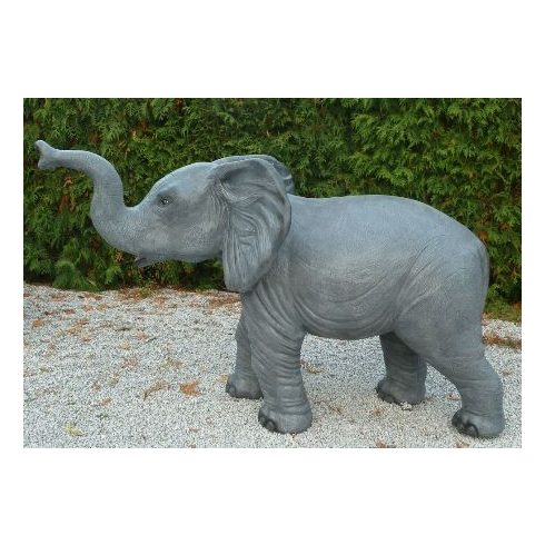 Elefánt-105 cm-agyar nélküli/felemelt ormánnyal