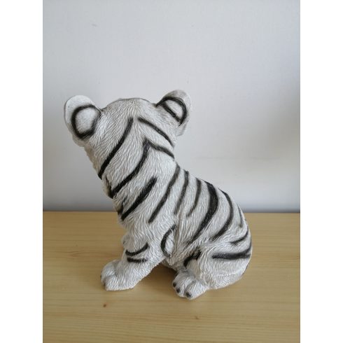 Tigris-fehér-ülő-19cm