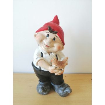 Kerti törpe-21cm-madárral