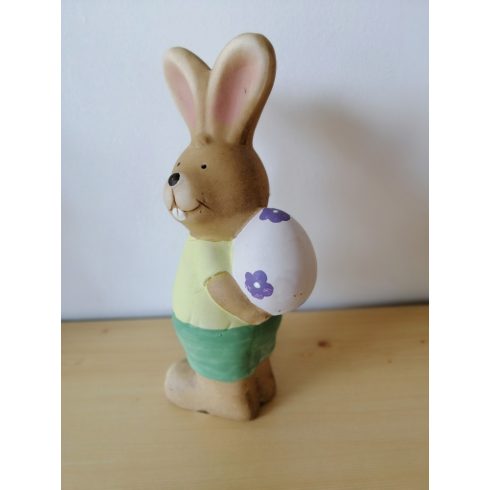 Nyúl- 20cm-áll-tojással-fiú