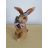 Nyúl- 11,5cm-virággal