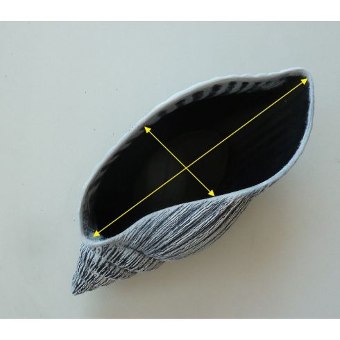 Kerámia-Virágtartó-Fúrócsiga kaspó/kék