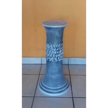 Kerámia-Oszlop-római motívummal/K-10/terrakotta