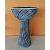 Kerámia-Oszlop-normál mini/mini tál-kék-47cm