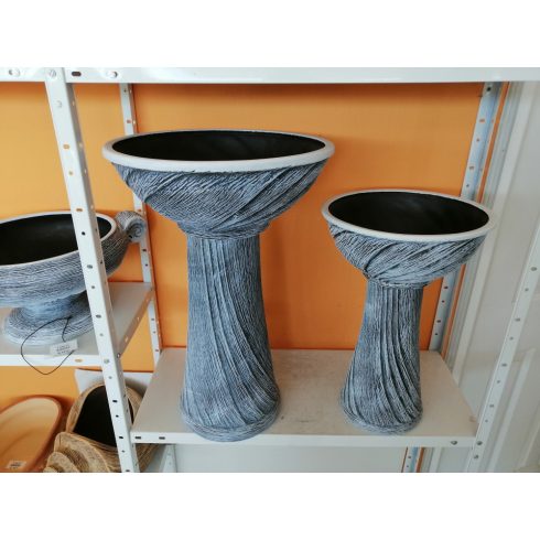 Kerámia-Oszlop-normál/Normál tállal-59cm-kék