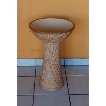 Kerámia-Oszlop-normál/normál tállal-59cm-terrakotta