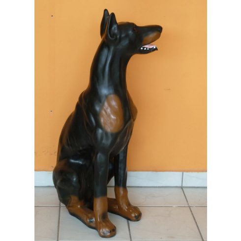 Kutya-Dobermann-ülő/92cm