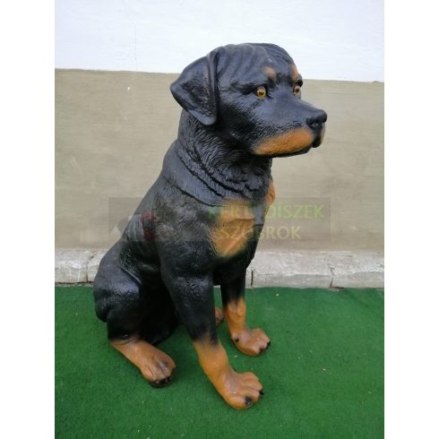Kutya-Rottweiler-ülő/65cm