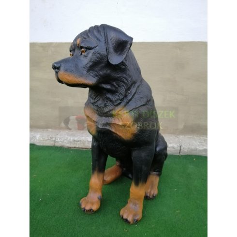 Kutya-Rottweiler-ülő/65cm