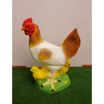 Tyúk-30cm-csibékkel