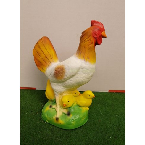 Tyúk-30cm-csibékkel
