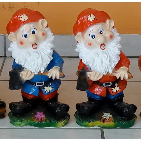 Kerti törpe-30cm-Favágó/éneklő