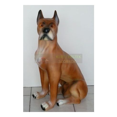 Kutya-Boxer-ülő-65cm