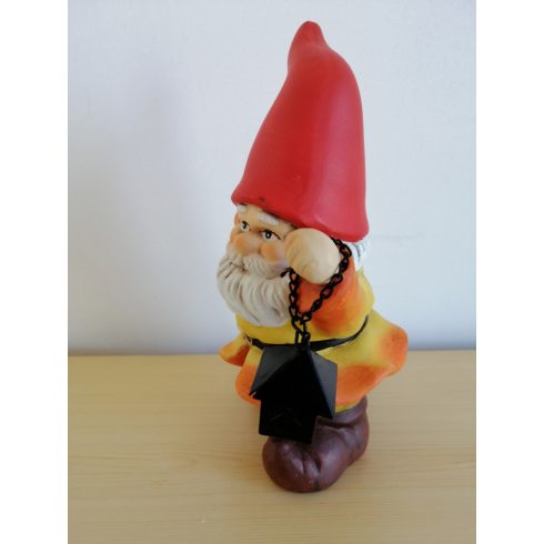 Kerti törpe-20cm-sárga kabátos