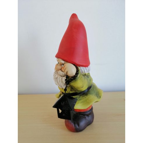 Kerti törpe-20cm-zöld kabátos