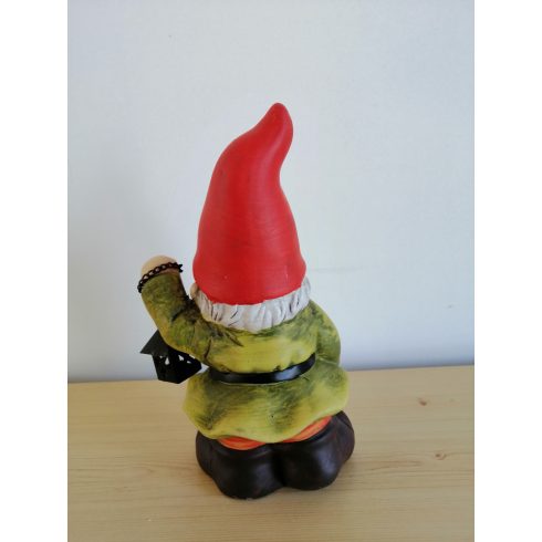 Kerti törpe-20cm-zöld kabátos