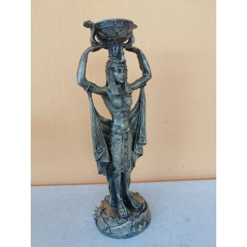 Fáraónő- 30cm-Mécsestartó