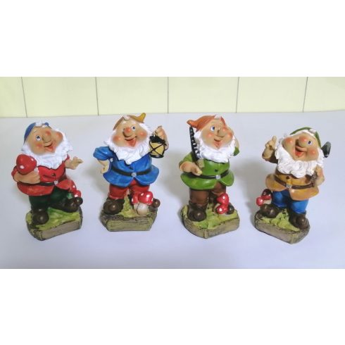 Kerti törpe-15cm-lámpával