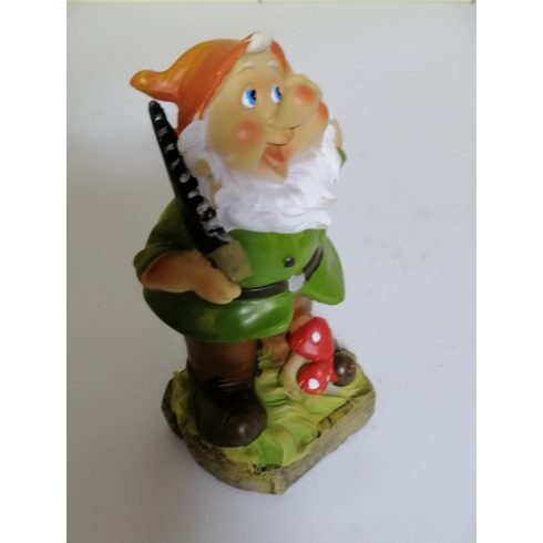 Kerti törpe-15cm-fűrésszel