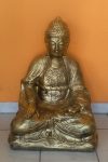 Buddha-thai-lótuszülésben/69 cm/antik arany Buddha-thai-lótuszülésben/69 cm/antik arany