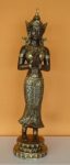 Buddha-burmai-álló/bronz-arany Buddha-burmai-álló/bronz-arany